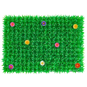 Piante Artificiali in Plastica <span class=keywords><strong>Sempreverdi</strong></span> Personalizzate, Muro di Erba in Stile Giungla Tropicale, Sfondo di Vegetazione Artificiale, Piante Finte - Product Image 5
