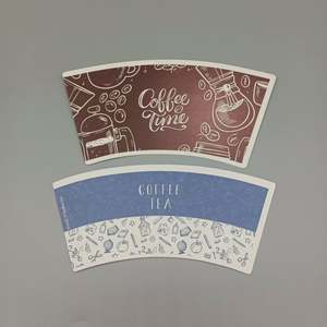 Vaso de Papel de Pulpa de Madera, Material Prima para Vasos Desechables, Logotipo Personalizado, Vaso de Papel para Bebidas Calientes y Café - Product Image 1