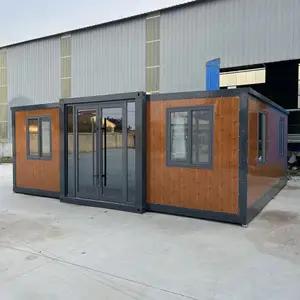 factory custom 20ft 40ft portable prefabricated houses 40 ft expandable mobile Folding container prefab home for australia