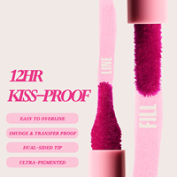 Nouveaux arrivages Vente chaude Preuve des taches Contour des lèvres Taches de lèvres Liquide Lip Liner Vegan Private Label Lipliner 12 heures