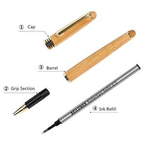 Bolígrafo de bambú ecológico al por mayor, bolígrafo de regalo con logotipo personalizado y promoción empresarial, bolígrafo de madera - Product Image 2