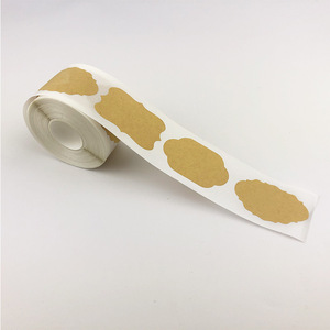 <b>Christmas</b> Handwritten Kraft <b>Paper</b> Adhesive Labels 150 Per Roll for Gift Wrapping & DIY <b>Decorative</b> Stickers - Product Image 1