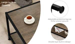 Wholesale Wooden Multifunction Foldable Coffee <strong>Table</strong> and Wall Unit Set Stand <strong>Height</strong> <strong>Adjustable</strong> Lifting White Gloss Tea - Product Image 4