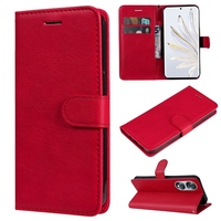 Coloré rétro plaine portefeuille étui en cuir pour Huawei P70 Pro Honor X40 5G Y90 70 X8 Y70 Mate 50 Pro Flip Stand couverture de téléphone