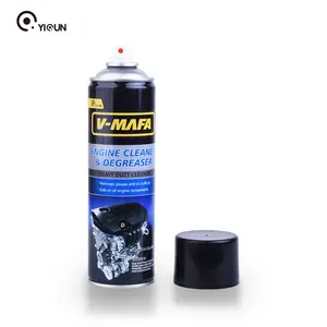 Spray de limpeza de superfície de motor automotivo, agente resistente, motor mecânico industrial, graus