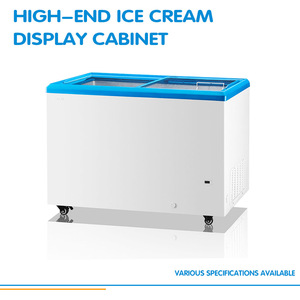 Congélateur <span class=keywords><strong>coffre</strong></span> à porte en verre X-MING congélateur à crème glacée congélateur commercial à affichage gelato en verre - Product Image 3