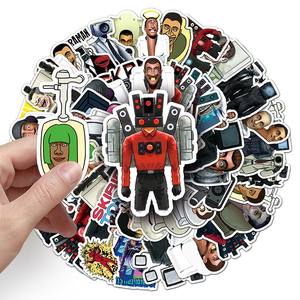 Autocollant de toilette Skibidi 60 pièces pour jeu de dessin animé - Product Image 6