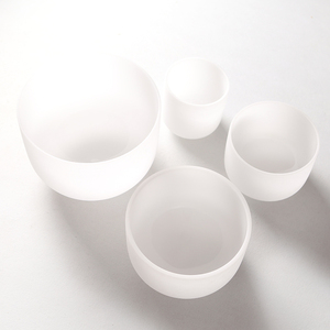 Commercio all'ingrosso 440Hz/432Hz <span class=keywords><strong>Bianco</strong></span> Glassato Cristallo <span class=keywords><strong>Di</strong></span> <span class=keywords><strong>Quarzo</strong></span> - Product Image 4