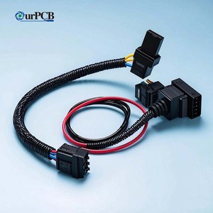 柔軟な交換用スロットルシリコン電源ケーブルとアセンブリグリップ付き車両ショベルエンジンワイヤーハーネスアダプター - Product Image 2