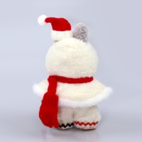Vêtements de poupée pour poupée de 15 cm et 17 cm Joyeux Noël Fuzzy Snowy Mochi