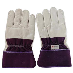 Guantes interiores cálidos de piel de cabra/Piel de oveja para construcción industrial Guantes antideslizantes para protección de trabajo mecánico