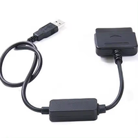 Cable de alta calidad para PS2 a PS3 Cable controlador para PS2 a Cable Adaptador convertidor USB para PC y PS3