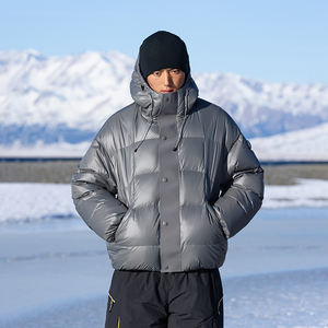 Veste grande taille de haute qualité 2026, col montant, fermeture éclair, style décontracté pour hommes - Product Image 2