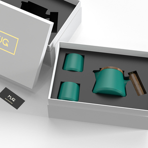 Sinh thái tái sử dụng cao bắn gốm Tea Pot Set với 4 ly và thép không gỉ <span class=keywords><strong>Infuser</strong></span> Arabic Tea Pot Set với gỗ và nắp. - Product Image 1