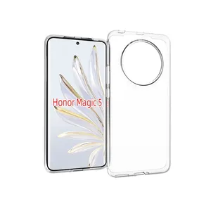 Vente en gros coque transparente TPU Fundas Para Celulares pour Honor Magic 5 4 3 V Pro Lite Ultimate Play7 6T Pro 40 + coque de téléphone souple