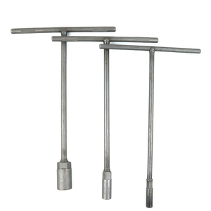 <span class=keywords><strong>Clé</strong></span> à douille satinée de type T au chrome vanadium <span class=keywords><strong>6</strong></span>-<span class=keywords><strong>19mm</strong></span> <span class=keywords><strong>Clé</strong></span> hexagonale à barre en T - Product Image 3