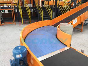 Konveyor Modular Plat Datar Industri Makanan dan Logistik HS-2000A dengan Putaran Melengkung 45 90 180 Derajat - Product Image 6