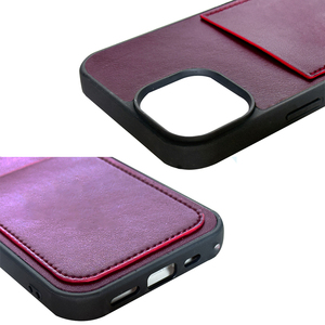 Funda <span class=keywords><strong>de</strong></span> Teléfono Personalizable <span class=keywords><strong>de</strong></span> Microfibra Color Vino Tinto para iPhone 15 Pro Max, Antideslizante, con Textura Mate y Protección Trasera - Product Image 5