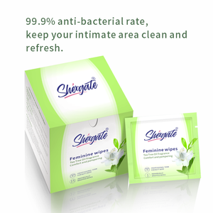 Produit d'hygiène féminine personnalisé, lingettes intimes jetables, marque privée, lingettes humides féminines organiques emballées individuellement <span class=keywords><strong>pour</strong></span> femmes - Product Image 3