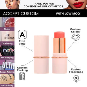 Vente en gros OEM Marque privée <span class=keywords><strong>Blush</strong></span> stick de maquillage pour femmes, cosmétique végétalien, imperméable et longue tenue, rose - Product Image 4