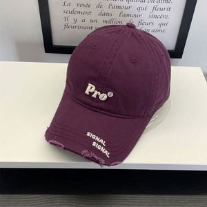 Wholesale High Quality 100% Cotton Custom Embroidered Distressed Brim Vintage <b>Baseball</b> <b>Cap</b> Distressed Hat - Product Image 6