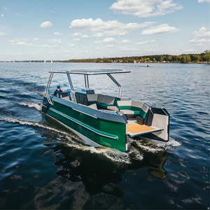 เรือยอชท์สปอร์ตหรูหรา ปี 2024 พร้อมเทรลเลอร์อลูมิเนียม เครื่องยนต์แบบ Pontoon B สำหรับตกปลา - Product Image 5