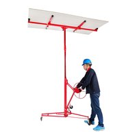 Lève-plaque de plâtre robuste de 70 kg et 3,4 m sur roues, élévateur de panneaux de cloison sèche de qualité supérieure pour la manutention professionnelle sur chantier