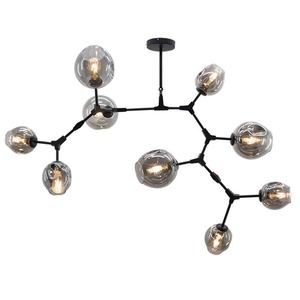 Isola della cucina di Illuminazione A Sospensione In Metallo Ottone Pendenti del Lampadario a bracci Per La Struttura Hotel Casa Moderna Led Lucciola Luce Oro Nube - Product Image 3