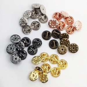 Botones Redondos de Metal, Chapados en Hierro, Oro, Negro, Plata, Oro Rosa, Bronce Antiguo, para Ropa, Accesorios, Joyería, Manualidades, 10 mm - Product Image 1