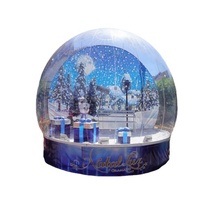 Boule de neige gonflable taille géante, boule de neige pour décorer noël