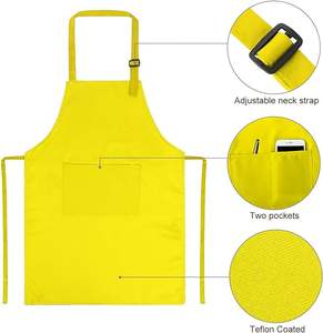 <span class=keywords><strong>Delantal</strong></span> <span class=keywords><strong>de</strong></span> colores personalizado <span class=keywords><strong>para</strong></span> niños y niñas, <span class=keywords><strong>para</strong></span> <span class=keywords><strong>cocina</strong></span>, <span class=keywords><strong>para</strong></span> fiesta <span class=keywords><strong>de</strong></span> cumpleaños, horneado, pintura, con bolsillo, cinturón ajustable - Product Image 2