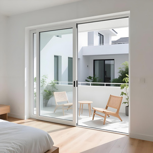 Portes coulissantes en aluminium et verre pour résidentiel, portes à <span class=keywords><strong>double</strong></span> <span class=keywords><strong>vitrage</strong></span>, portes coulissantes de patio pour balcon et cuisine - Product Image 2