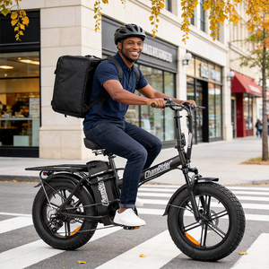 Chamrider DTS425 Bici Elettrica da Consegna Omologata per la Circolazione Stradale con Pneumatici Fat, Batteria al Litio, Lunga Autonomia 32Ah, Disponibile in Magazzino UE - Product Image 1