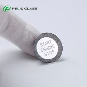 Verre trempé personnalisé avec impression sérigraphique pour bouton de démarrage et d'arrêt du moteur, bouton délicat à pression - Product Image 3