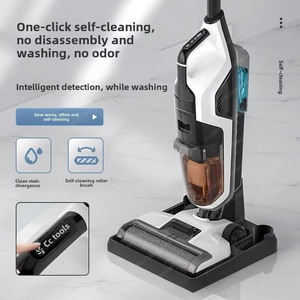 Nettoyeur <span class=keywords><strong>de</strong></span> <span class=keywords><strong>sol</strong></span> intelligent <span class=keywords><strong>sans</strong></span> <span class=keywords><strong>fil</strong></span> pour l'extérieur et la maison, filtre HEPA, moteur <span class=keywords><strong>sans</strong></span> balais, aspiration automatique <span class=keywords><strong>de</strong></span> type poussoir, lavage humide/sec - Product Image 4