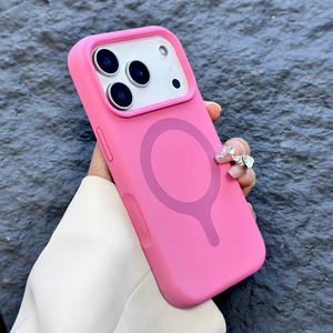 เคสโทรศัพท์ iPhone 16 17 Pro Max รุ่น S122 คุณภาพสูง ผลิตจากซิลิโคนเหลว พร้อมแม่เหล็กและบุผ้ากำมะหยี่ - Product Image 5