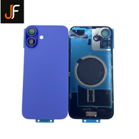 Vente en gros de vitres arrière de remplacement pour iPhone 16/16 Plus, coque arrière de batterie, panneau de verre arrière avec logo pour téléphone