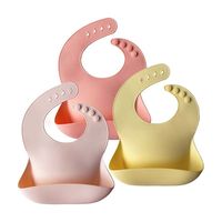 Ensemble d'alimentation pour bébé sans BPA, écologique, avec bavoir, cuillère, anneau de dentition, assiette en silicone, bavoirs à boutons imperméables à motifs pour garçons de 7 à 12 mois