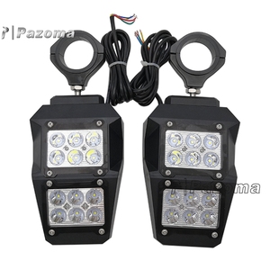 UTV dikiz yan aynalar LED Spot ışıkları 1.75 ve 2 inç Roll Bar Polaris RZR XP1000 - Product Image 3