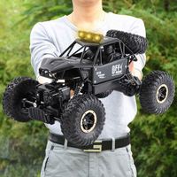 El Mejor Auto RC 2.4Ghz Recargable 4WD, Camioneta Eléctrica Todoterreno, Monster Truck Metálico, Control Remoto por Radio de 12 Canales, Juguetes para Niños