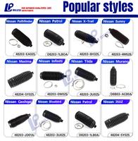 Systèmes de direction automatique Bilusi bottes de direction en caoutchouc botte de joint Cv pour Honda Nissan Toyota Lexus Acure Infiniti Hyundai KIA