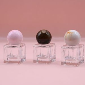 Botella <span class=keywords><strong>de</strong></span> Perfume <span class=keywords><strong>de</strong></span> Vidrio <span class=keywords><strong>de</strong></span> Alta Gama <span class=keywords><strong>de</strong></span> 15 ml con Pulverizador, Serigrafía, Tapa Redonda Multicolor, Portátil, Mini Botella Vacía <span class=keywords><strong>de</strong></span> Lujo - Product Image 1