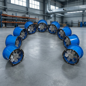 Ventilador Axial Industrial para Ductos, Aspas de Aluminio, Alto Flujo de Aire, Motor de Cobre, Resistente y Duradero, Rodamientos de Bolas de Acero, ODM - Product Image 2