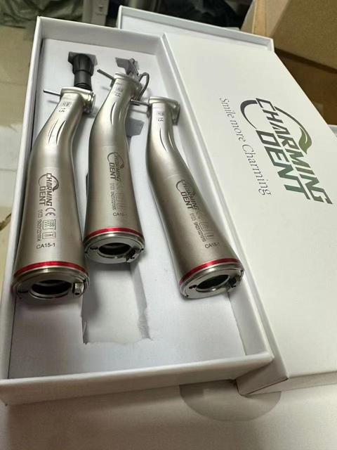 High Quality Dental Supplies 1:5 Angle Fiber Optic HandpieceIncreasing Speed Handpiece with LED Turbine