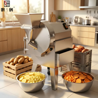 Machine à hacher les légumes commerciale, machine à hacher les légumes automatique pour l'usine alimentaire, la cuisine