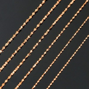 Collier de luxe en acier inoxydable couleur or rose, étanche, avec chaîne étoiles, pour femme - Product Image 2