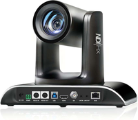 TONGVEO - Juego de 3 Cámaras PTZ 4K 30X con Protocolo NDI y Controlador de Joystick PTZ, Conmutador de Video con Alimentación POE para Transmisión en Vivo
