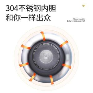 Thermos intelligent à LED Flacon de 500ml sous vide à double paroi avec isolation en acier inoxydable Affichage de la température Bouteille à couvercle à boire direct - Product Image 2