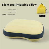 Oreiller gonflable en forme de U pour les voyages en plein air, la plage, le couchage sur le ventre, la sieste au bureau - Oreiller de sieste portable indispensable