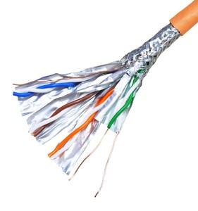YIFEI haute qualité 305M OM3 <span class=keywords><strong>fibre</strong></span> Cat7 <span class=keywords><strong>câble</strong></span> <span class=keywords><strong>Ethernet</strong></span> 1000ft PVC veste cuivre sans oxygène conducteur toronné modèle WX-CAT71 - Product Image 4